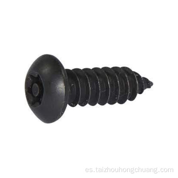 Torx Button Head tornillo de acero carbón negro